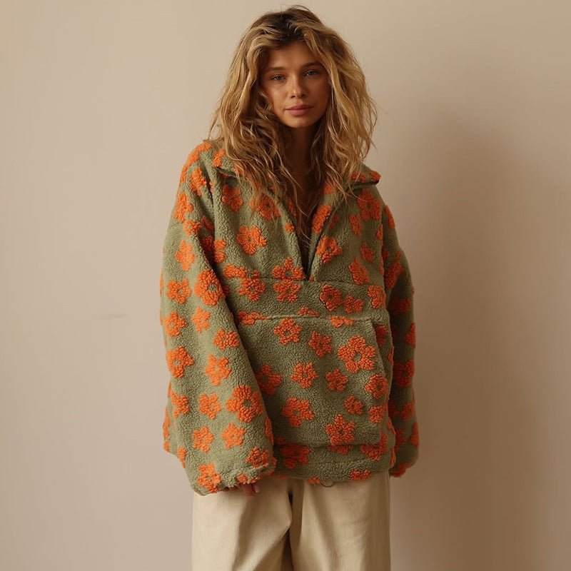 Elise | Trui met bloemenprint - Montavero