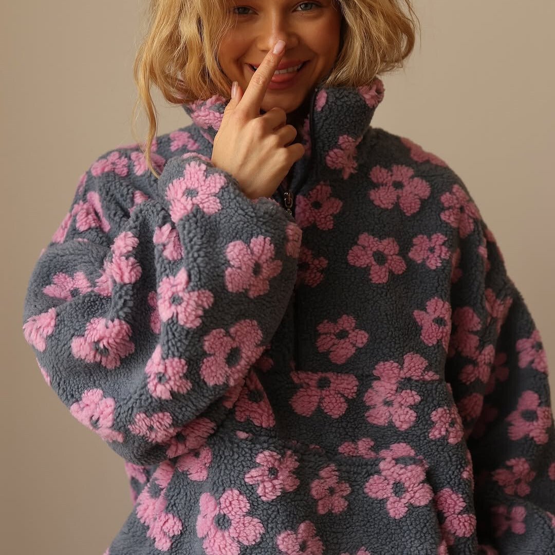 Elise | Trui met bloemenprint - Montavero