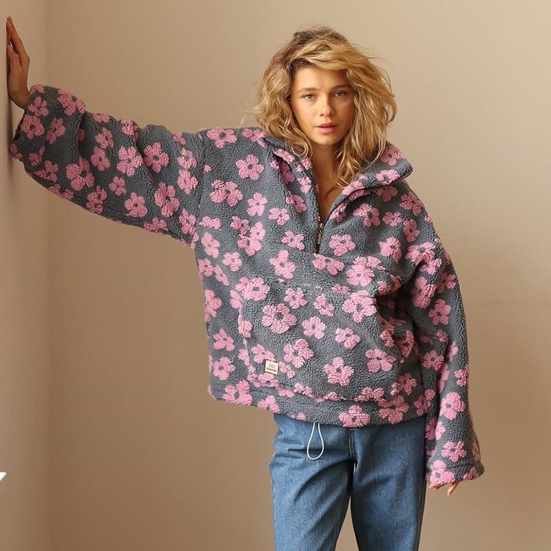 Elise | Trui met bloemenprint - Montavero