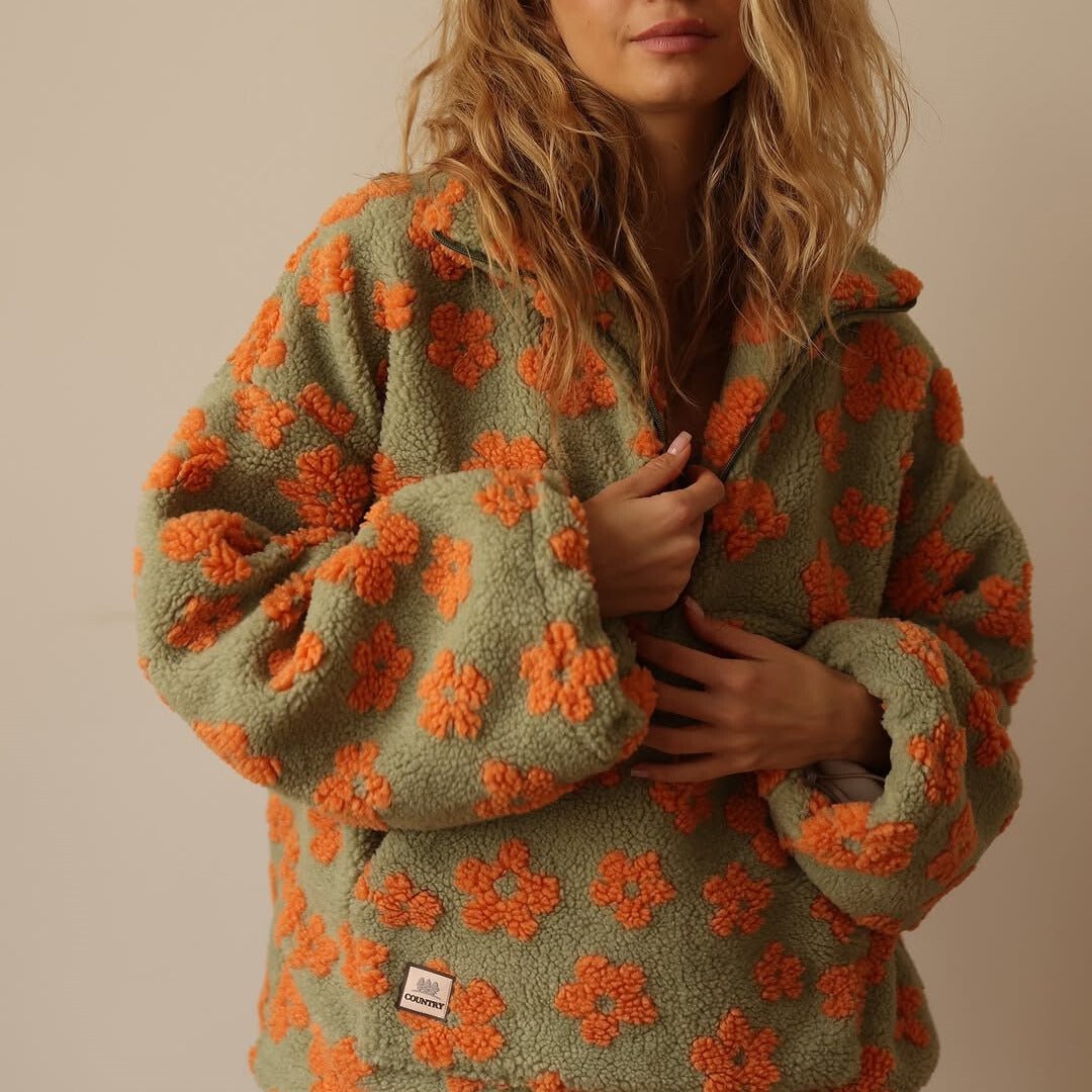 Elise | Trui met bloemenprint - Montavero