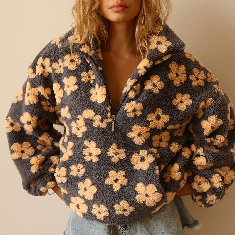 Elise | Trui met bloemenprint - Montavero